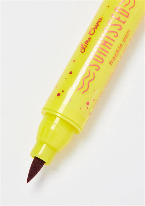 lime crime freckle pen sunkissed.